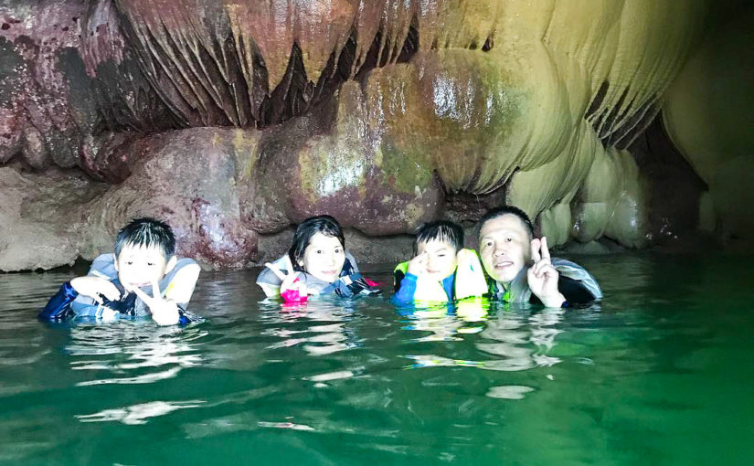 宮古島鍾乳洞のパンプキンホール