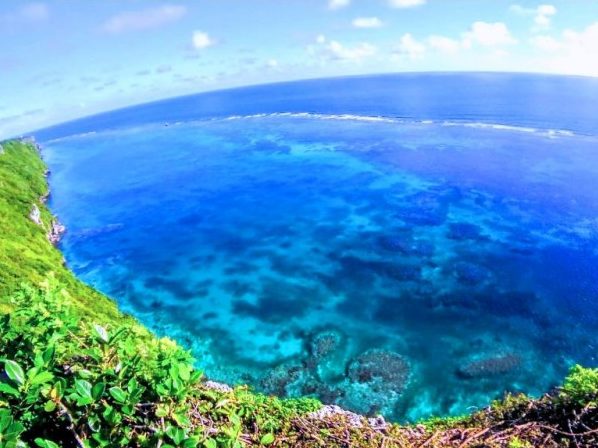 宮古島の観光スポットの三角点