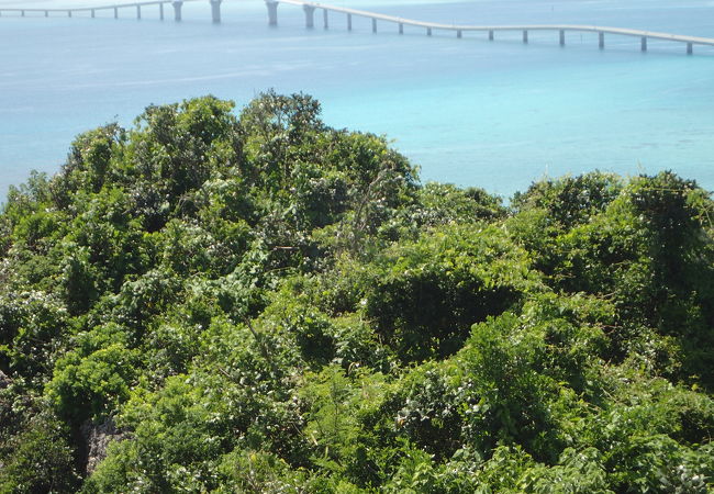伊良部島の観光スポットの牧山展望台