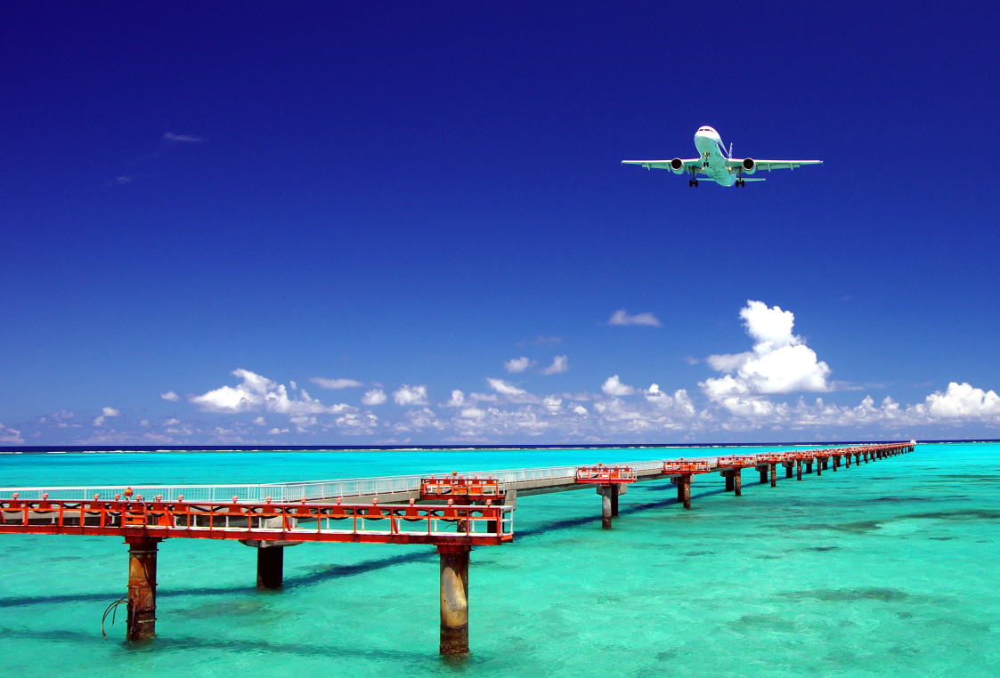 下地島のタッチアンドゴー