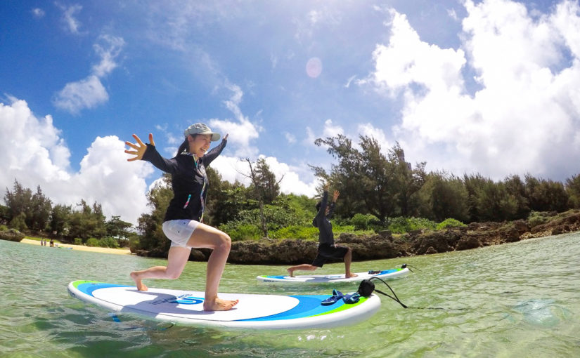 宮古島のSUPヨガ