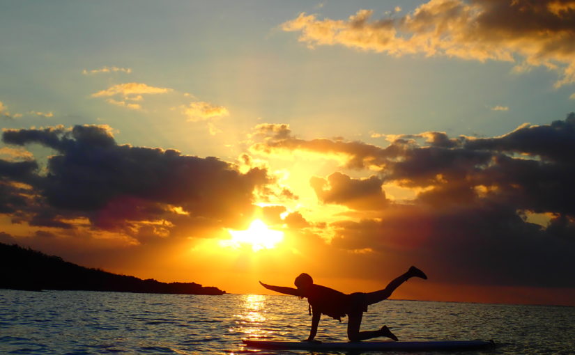 宮古島のSUPヨガ