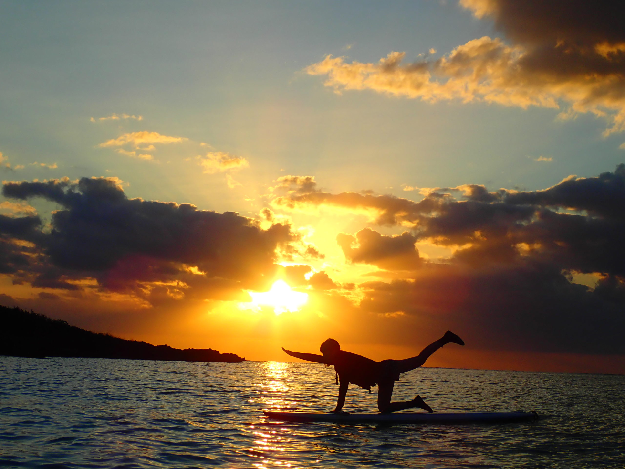 宮古島のSUPヨガ