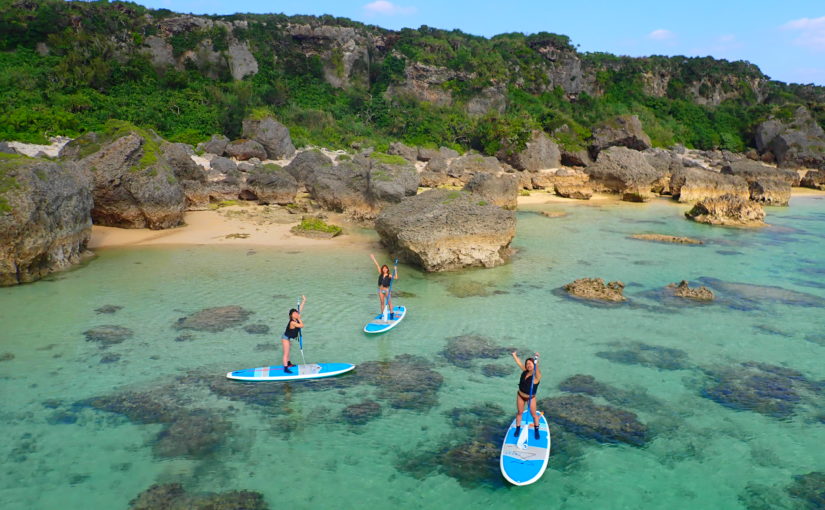 宮古島ビーチSUP,女旅