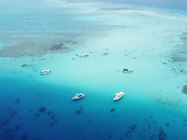 宮古島　八重干瀬の海